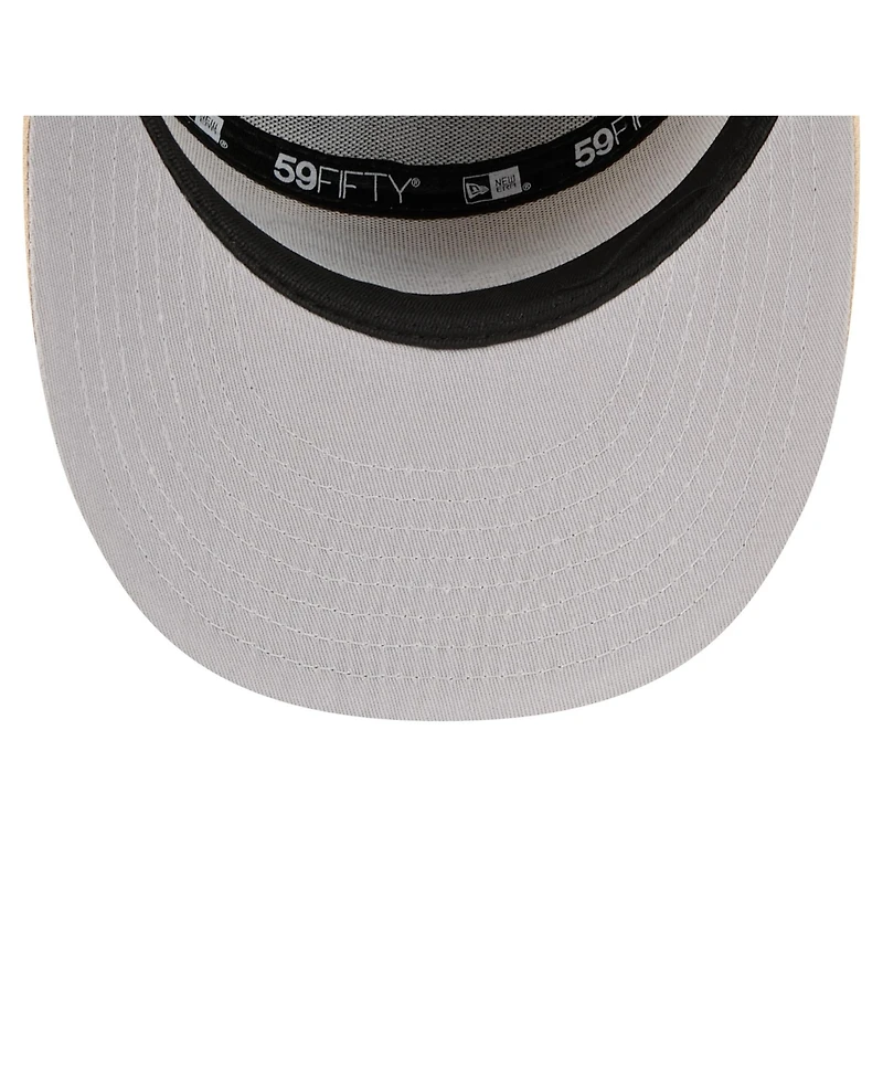 New Era Men's Light Beige/Olive Buffalo Bills Two-Tone Color Pack Split Panel 59FIFTY Fitted Hat