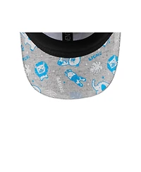 New Era Baby Boys and Girls Gray Detroit Lions Animal 9TWENTY Adjustable Hat