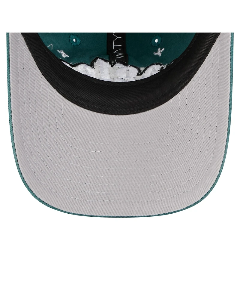 New Era Big Girls Midnight Green Philadelphia Eagles Cheer 9TWENTY Adjustable Hat