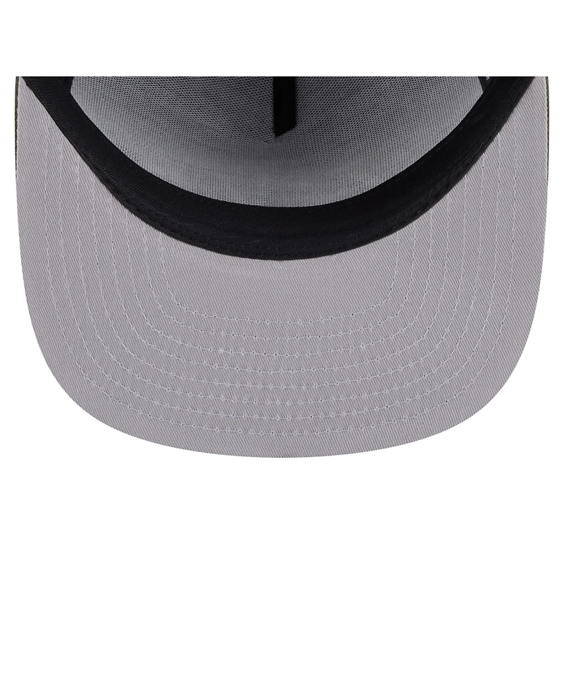 New Era Men's Olive New York Jets Color Pack A-Frame 9FIFTY Snapback Hat