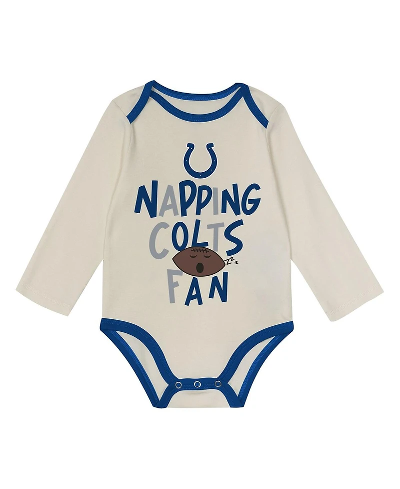 Outerstuff Baby Boys and Girls 3_Piece Indianapolis Colts Little Champ Set
