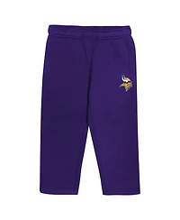 Outerstuff Toddler Purple Minnesota Vikings Lineman Fleece Hoodie Pants Set