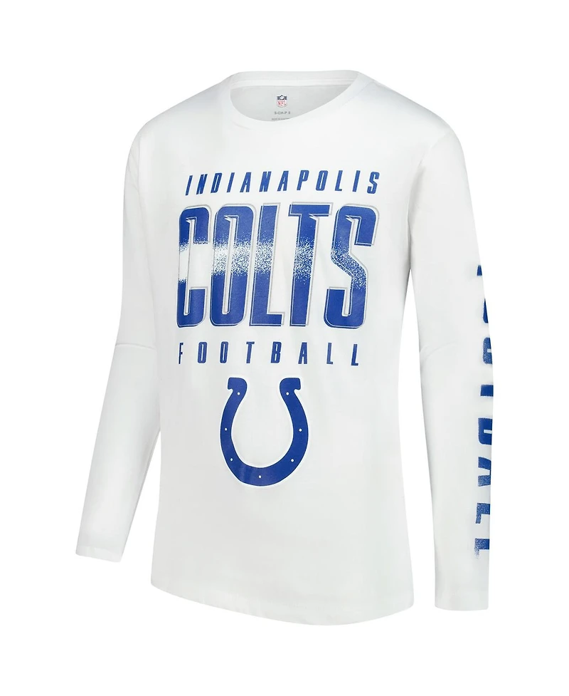 Outerstuff Big Boys and Girls Indianapolis Colts The Mix Combo T-Shirt Set