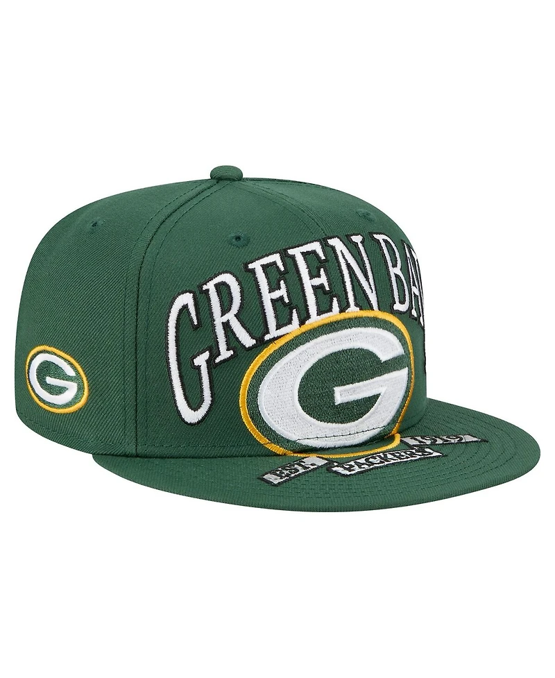 New Era Men's Green Bay Packers Oversized 59FIFTY Fitted Hat