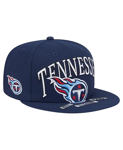 New Era Men's Navy Tennessee Titans Oversized 59FIFTY Fitted Hat