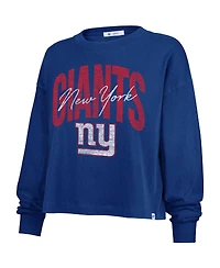 '47 Brand Women's Royal New York Giants Muse Sydney Long Sleeve T-Shirt