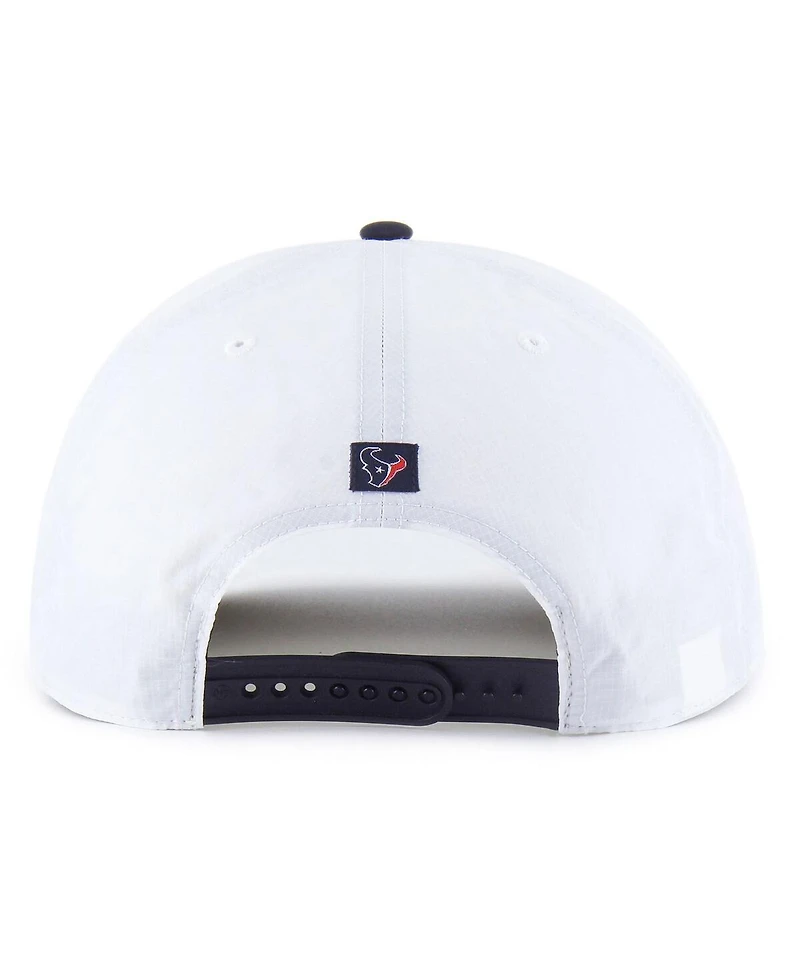 '47 Brand Men's White/Navy Houston Texans Suburbia Hitch Two-Tone Adjustable Hat
