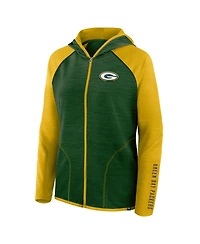 Fanatics Women's Green Bay Packers Plus End Around Pass Full-Zip Hoodie