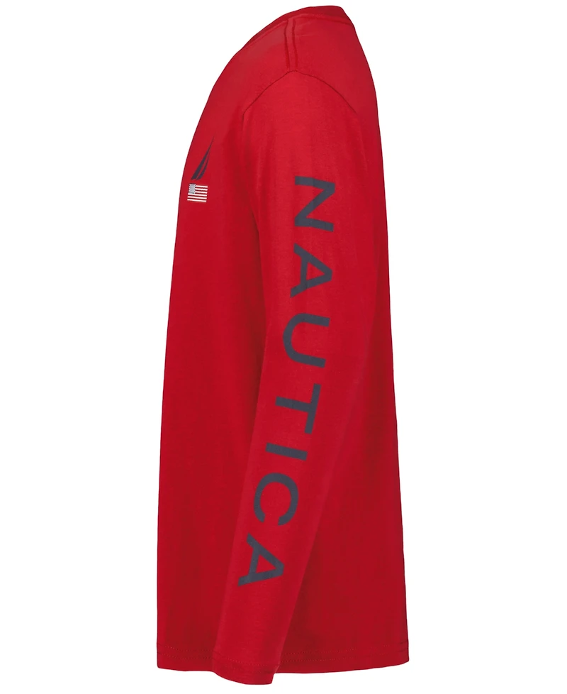 Nautica Boys 8-20 Usa J-Class Long Printed Sleeve T-Shirt