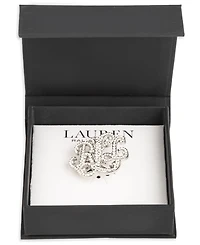 Lauren Ralph Lauren Crystal Stone Script Pin
