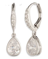 Givenchy Cubic Zirconia Pierced Drop Earrings