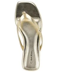 Calvin Klein Women's Stelea Flat Thong Sandals