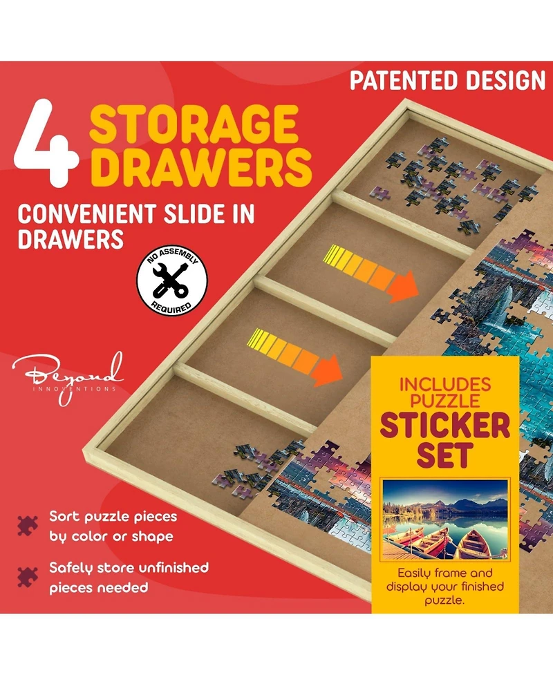 Wooden Jigsaw Puzzle Table