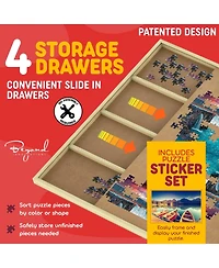 Wooden Jigsaw Puzzle Table