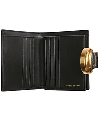 Donna Karan New York Women's Valley Stream Metallic Croco Small Wallet