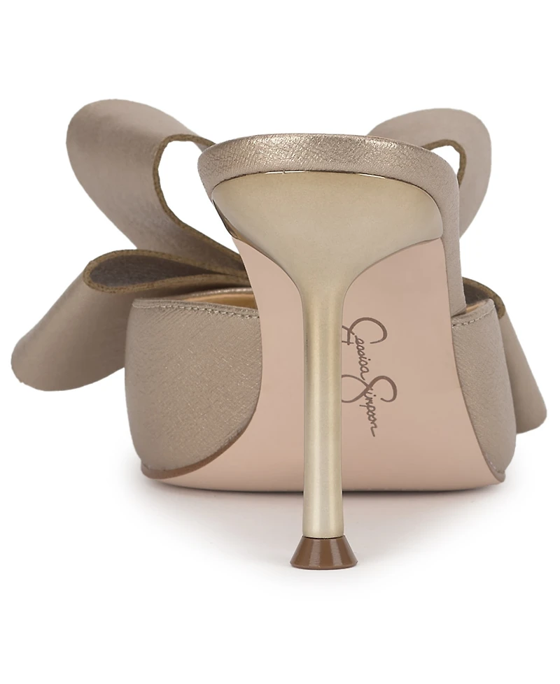 Jessica Simpson Women's Valrin Bow Stiletto Mules