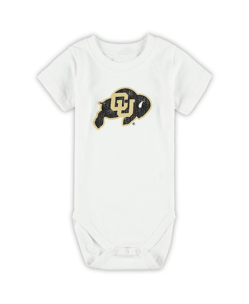 Wes & Willy Baby Boys and Girls Colorado Buffaloes 3-Pack Bodysuit Set