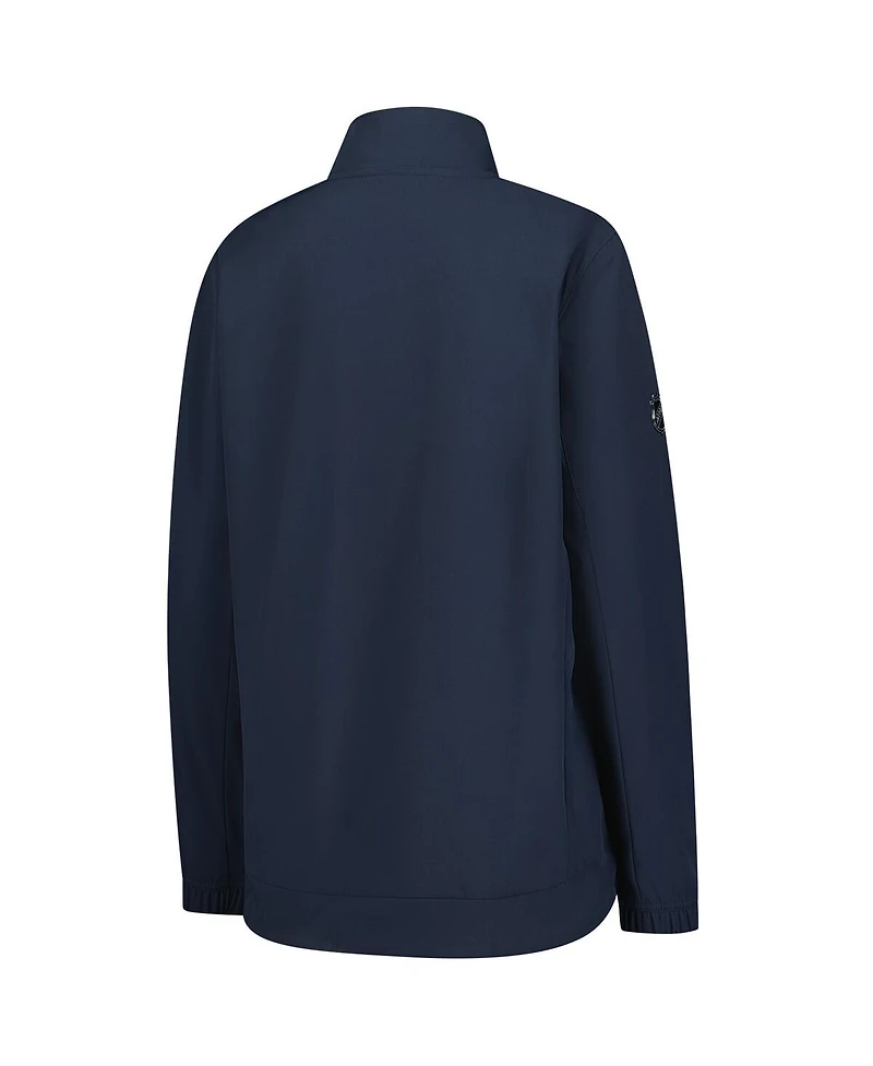 Fanatics Women's Deep Sea Blue Seattle Kraken Authentic Pro Rink Coaches Full-Zip Jacket