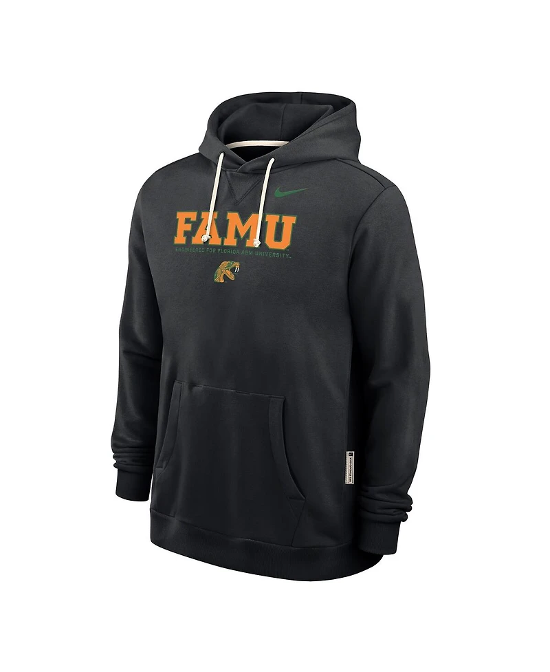 Nike Men's Black Florida A M Rattlers 2025 Sideline Standard Issue Dri-fit Hoodie