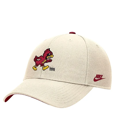 Nike Men's Natural Iowa State Cyclones Vintage Rise Dri-fit Adjustable Hat