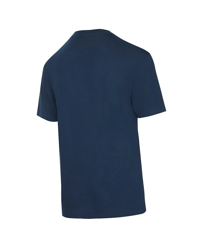 Concepts Sport Men's 2-Piece Navy/Orange Chicago Bears Avondale T-Shirt and Flannel Pants Set