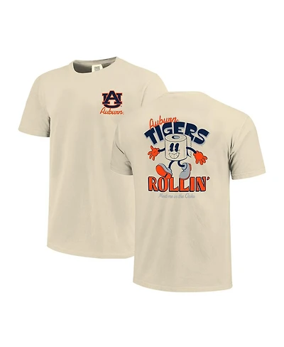 Image One Men's and Women's Natural Auburn Tigers Hyper Local Rollin' T-Shirt