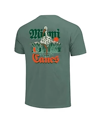 Image One Men's and Women's Green Miami Hurricanes Hyper Local Mascot Swamp T-Shirt