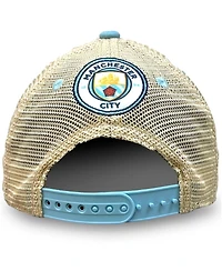 1863FC Men's Sky Blue Manchester City Washed Trucker Adjustable Hat