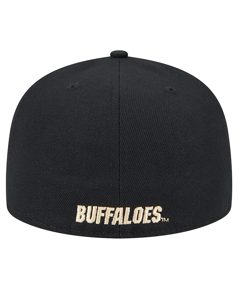 New Era Men's Black Colorado Buffaloes 59FIFTY Fitted Hat