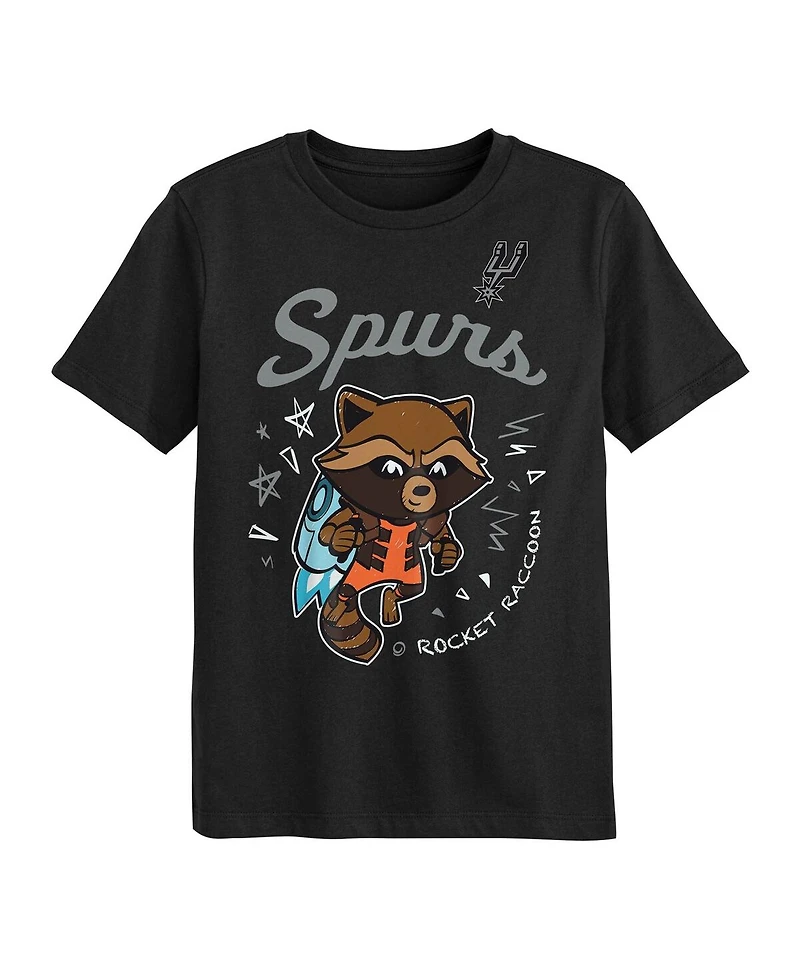 Outerstuff Preschool San Antonio Spurs 2-Piece Guardians Of The Galaxy T-Shirt Set