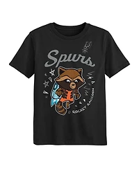 Outerstuff Preschool San Antonio Spurs 2-Piece Guardians Of The Galaxy T-Shirt Set