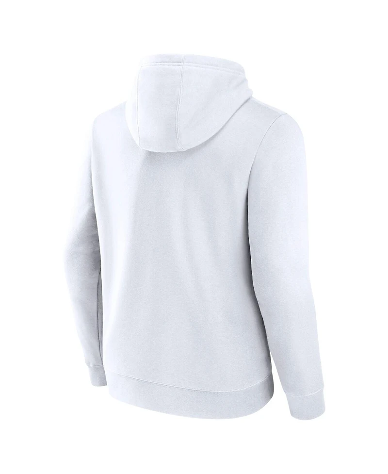 Fanatics Men's White Milano Cortina 2026 Winter Olympics Fleece Pullover Hoodie