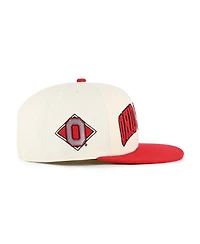 '47 Brand Men's and Women's Natural Ohio State Buckeyes Crossover Off Hand Captain Adjustable Hat