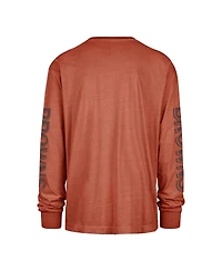 '47 Brand Men's Orange Cleveland Browns Cairn Ravine Foundation Throwback Long Sleeve T-Shirt