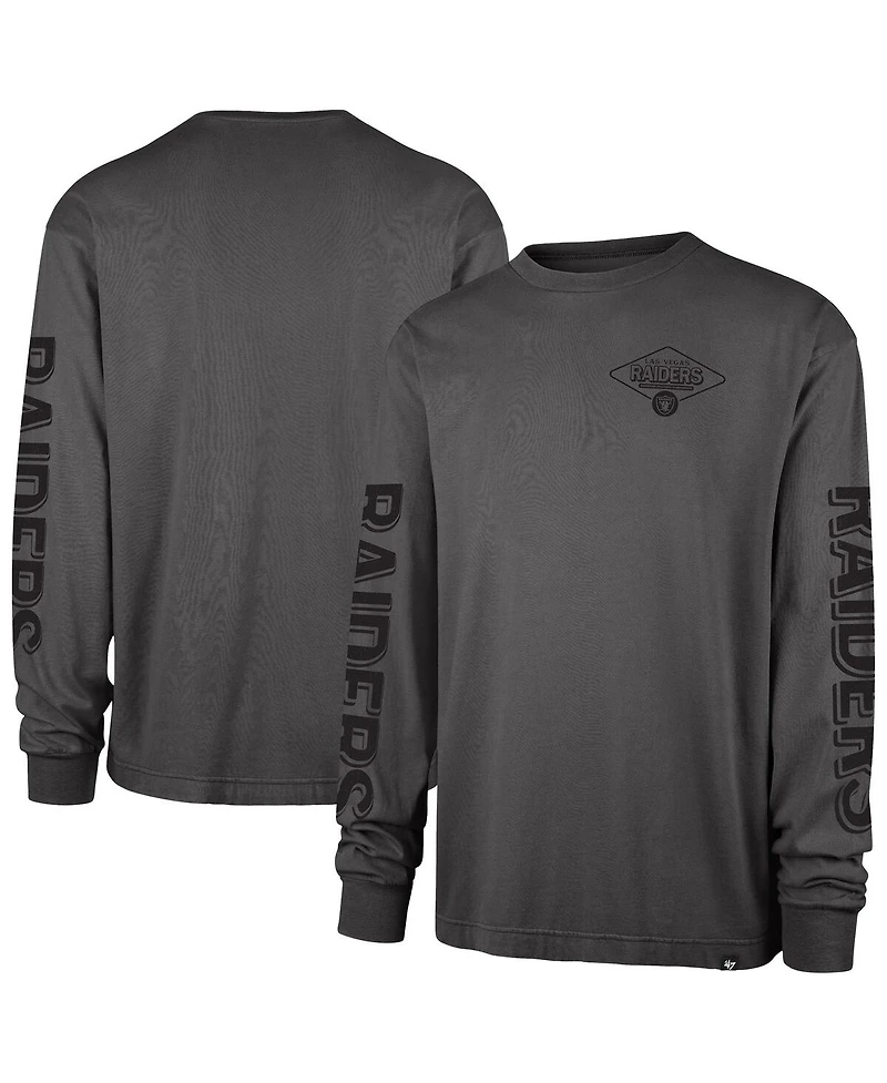 '47 Brand Men's Black Las Vegas Raiders Cairn Ravine Foundation Long Sleeve T-Shirt