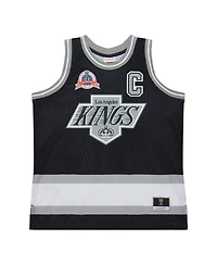 Mitchell & Ness Men's Wayne Gretzky Black Los Angeles Kings Maxed Out Fashion Basketball Jersey