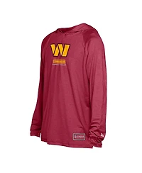 New Era Men's Burgundy Washington Commanders Functional Fandom Hoodie