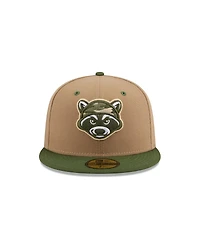 New Era Men's Tan Hudson Valley Renegades Theme Nights 59FIFTY Fitted Hat