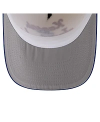New Era Men's Cream/Royal Kansas Jayhawks Vintage Chainstitch 9FIFTY A-Frame Snapback Hat