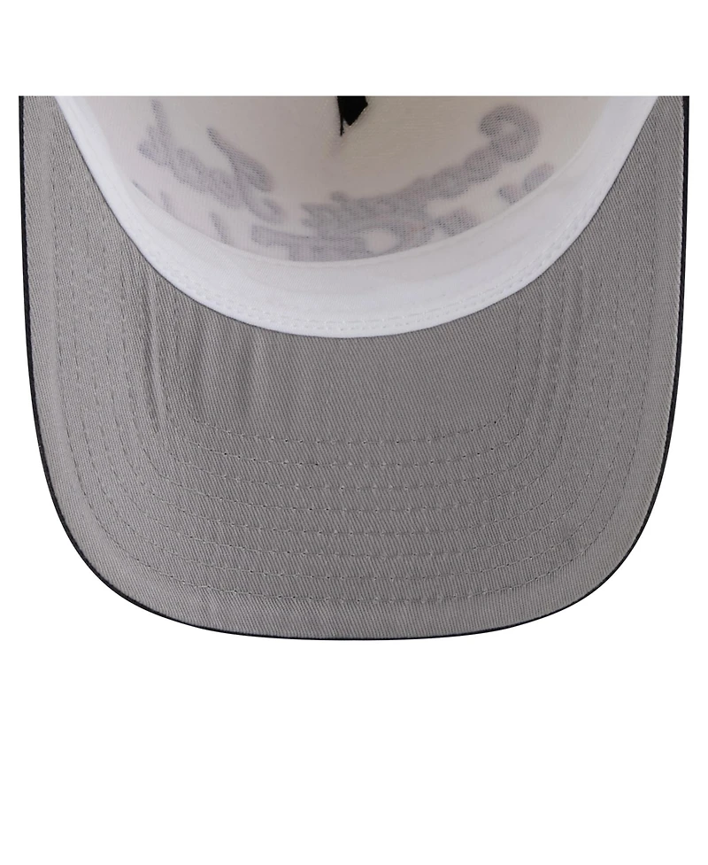 New Era Men's Cream/Navy Georgia Tech Yellow Jackets Vintage Chainstitch 9FIFTY A-Frame Snapback Hat