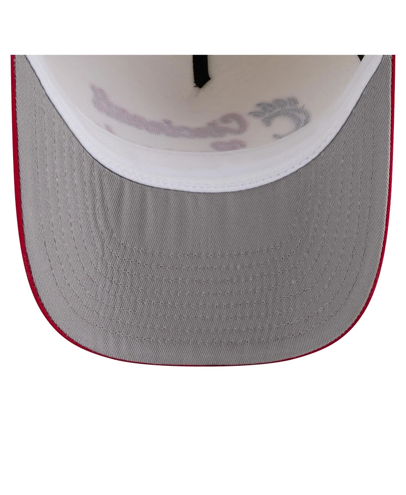 New Era Men's Cream/Red Cincinnati Bearcats Vintage Chainstitch 9FIFTY A-Frame Snapback Hat