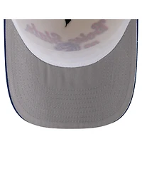New Era Men's Cream/Royal Boise State Broncos Vintage Chainstitch 9FIFTY A-Frame Snapback Hat