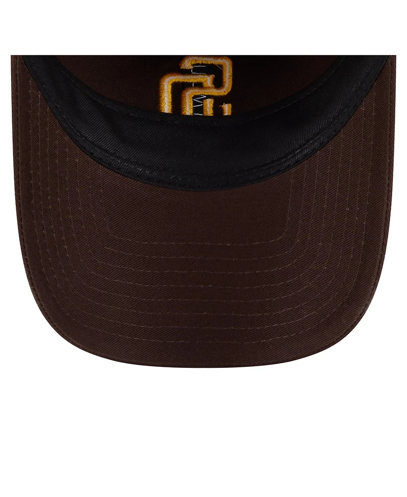 New Era Women's Brown San Diego Padres Ornament 9TWENTY Adjustable Hat