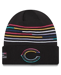 New Era Men's Black Chicago Bears 2025 Nfl Crucial Catch Cuffed Knit Hat