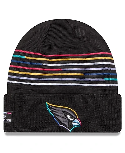 New Era Men's Black Arizona Cardinals 2025 Nfl Crucial Catch Cuffed Knit Hat
