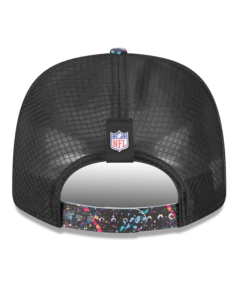 New Era Men's Black Shield Logo 2025 Nfl Crucial Catch 9SEVENTY Adjustable Hat