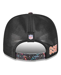 New Era Men's Black Chicago Bears 2025 Nfl Crucial Catch 9SEVENTY Adjustable Hat