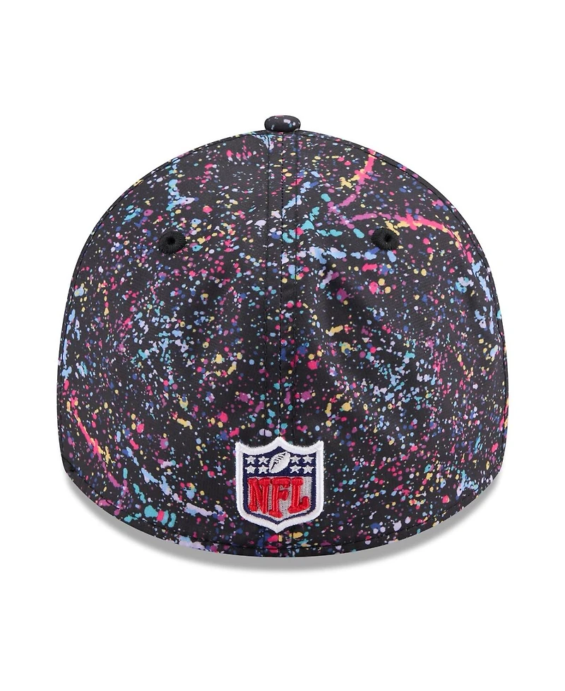 New Era Men's Black Tennessee Titans 2025 Nfl Crucial Catch 39THIRTY Flex Hat
