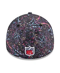New Era Men's Black Tennessee Titans 2025 Nfl Crucial Catch 39THIRTY Flex Hat