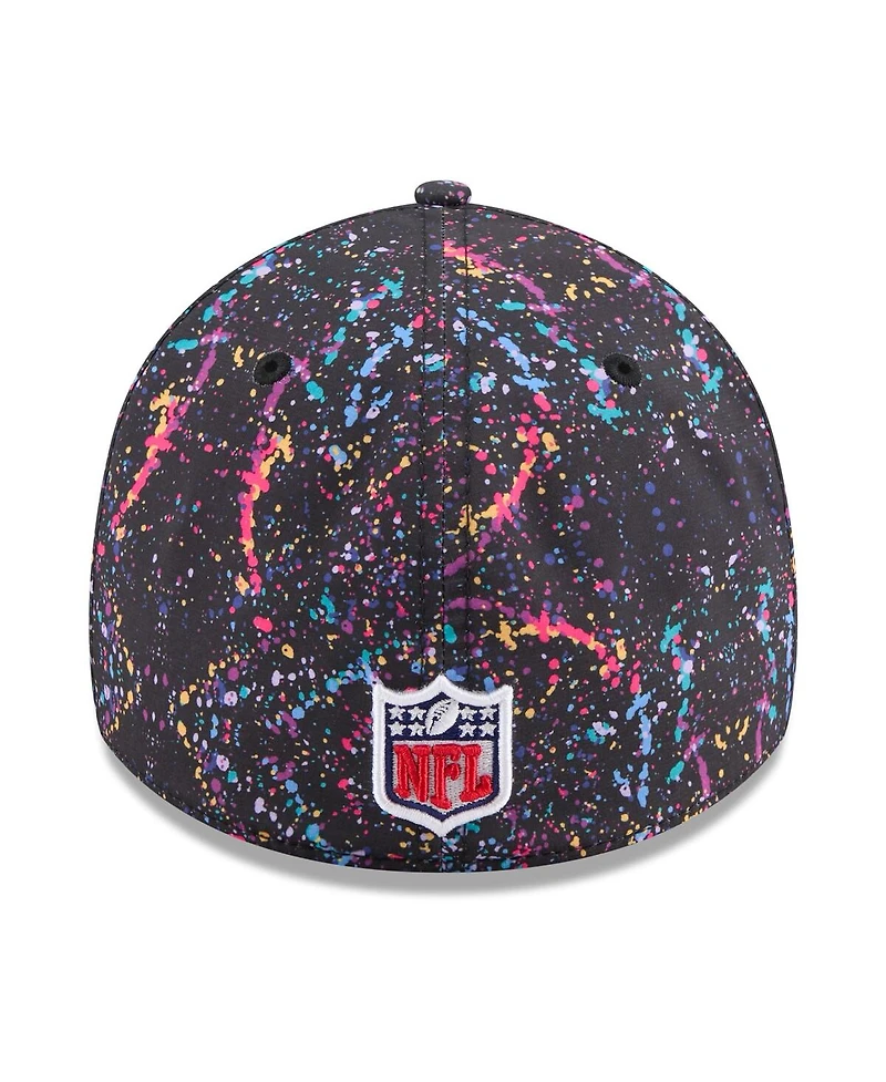 New Era Men's Black Pittsburgh Steelers 2025 Nfl Crucial Catch 39THIRTY Flex Hat